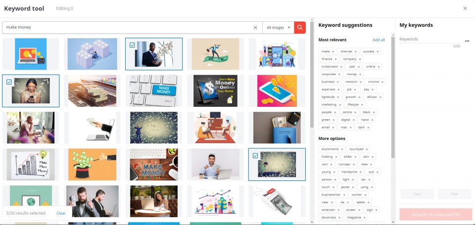 Keyword Suggestions by Shutterstock